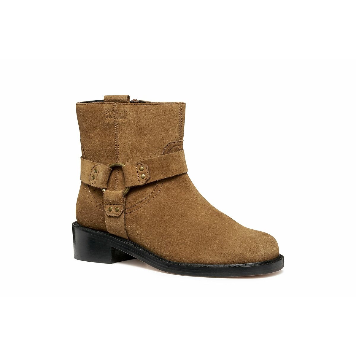 Nalvia Breathable Ankle Boots in Suede brown, GEOX