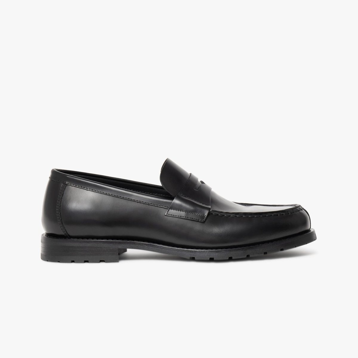 Mocassin en cuir MATTHIAS noir, BOCAGE