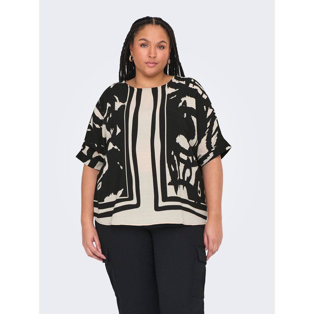 Tunique noire - black, ONLY CARMAKOMA