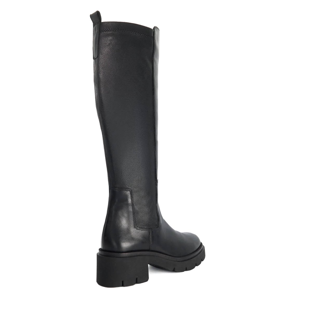 Bottes au genou à enfiler - TONI black-leather, DUNE LONDON