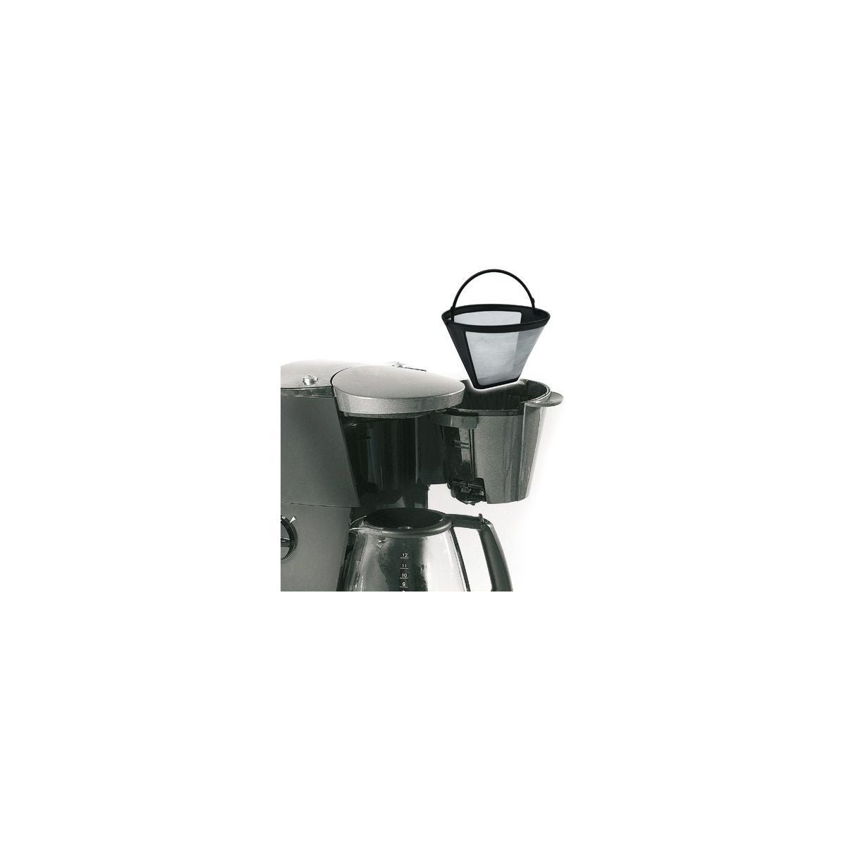 Filtre à café réutilisable GR4 noir, FACKELMANN