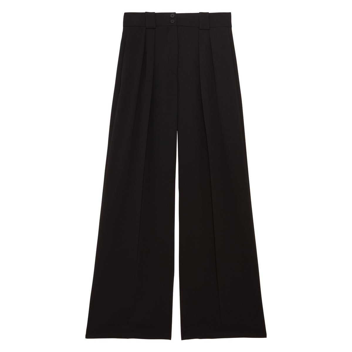 Pantalon à pinces Marlène noir, INES DE LA FRESSANGE PARIS