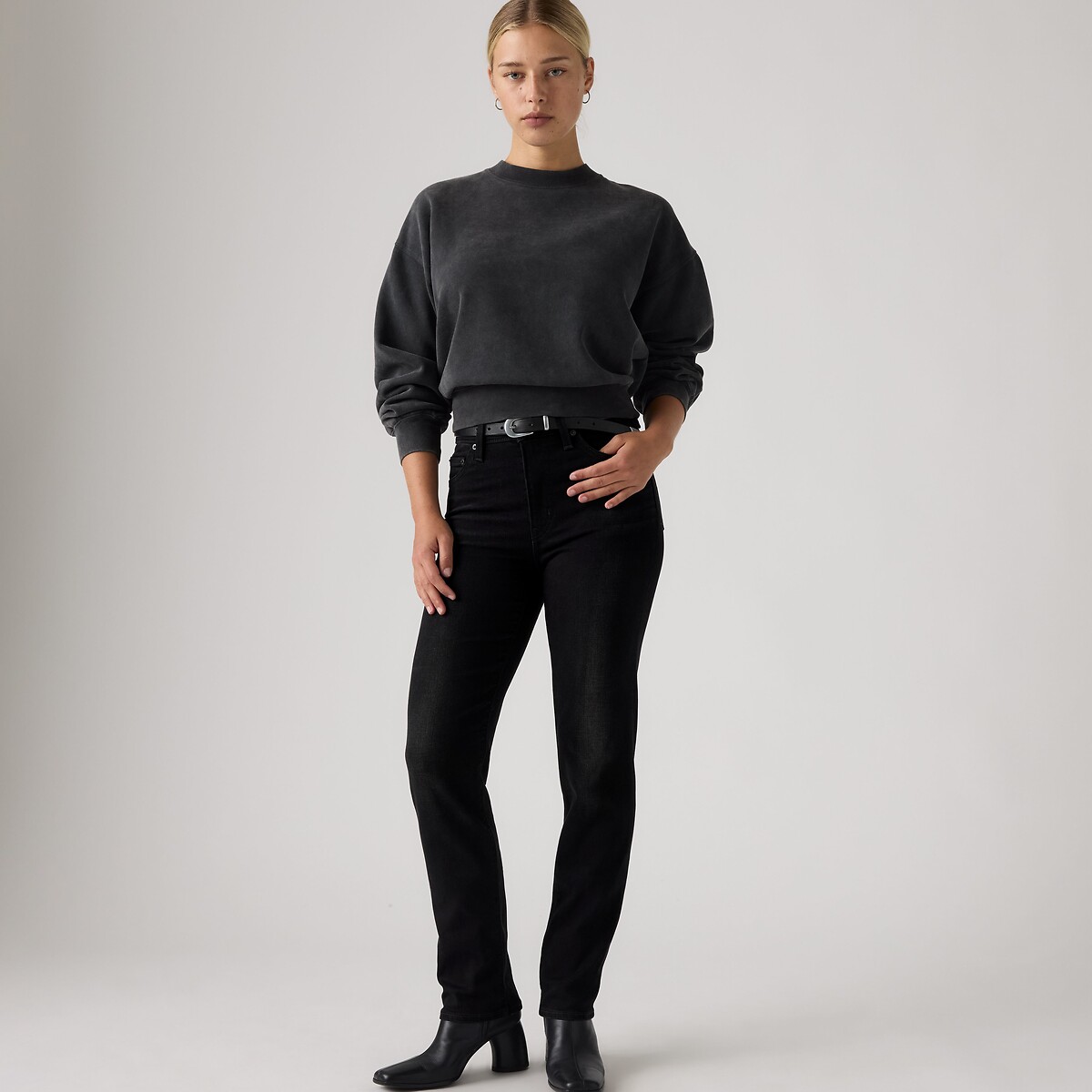 Jeans 722, Slim-Fit, hohe Taille worn midnight, LEVI'S