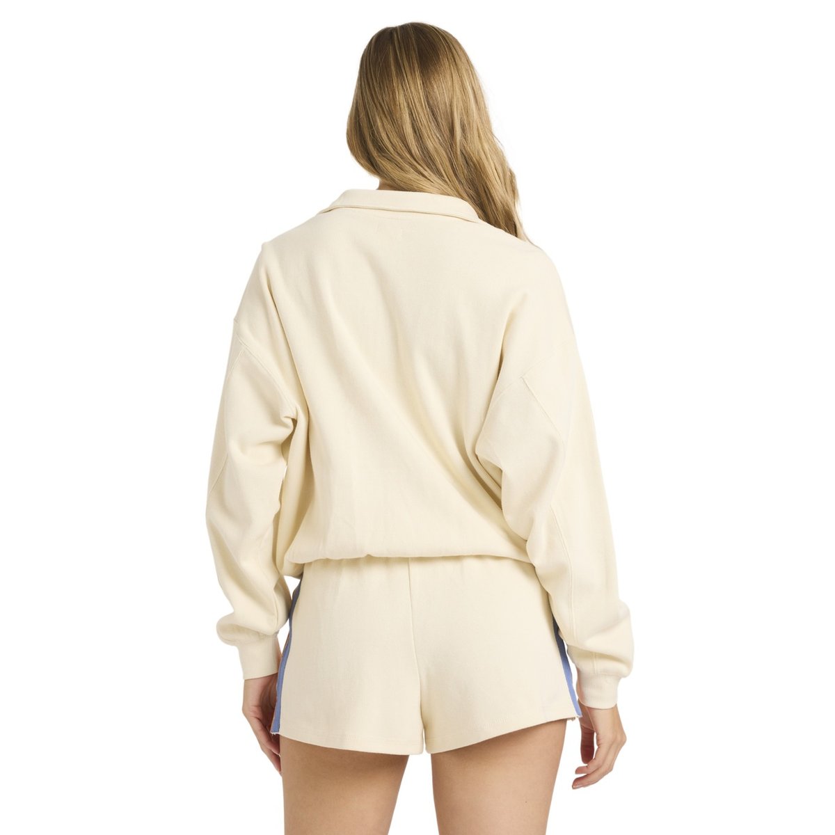 Sweat demi-zip CLASSIC FEELS blanc white cap, BILLABONG