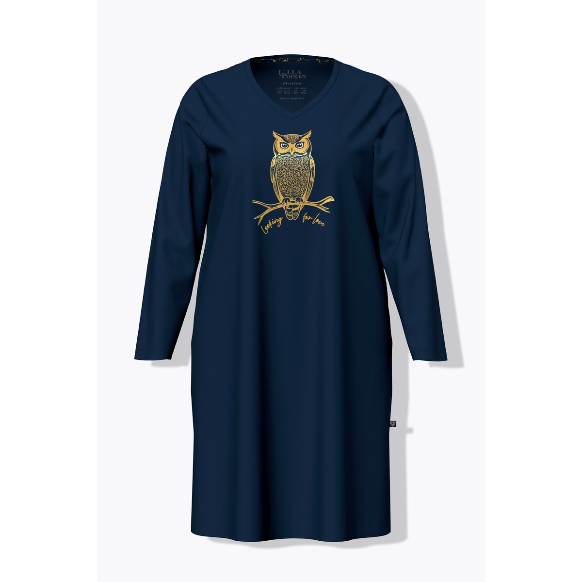 Chemise de nuit / grand T-shirt bleu nuit, ULLA POPKEN