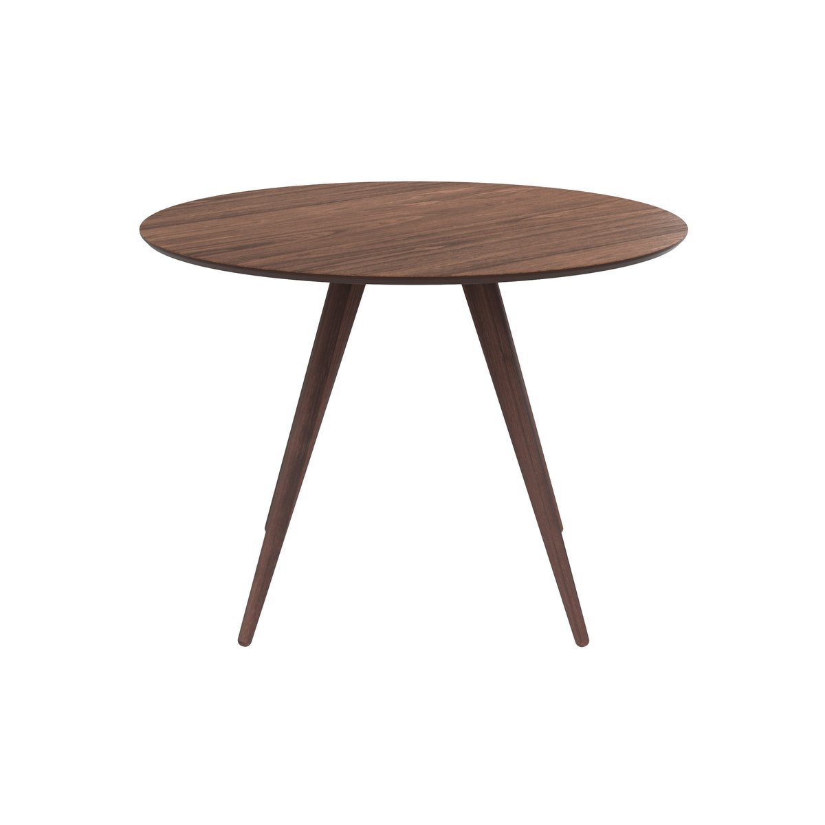 Table ronde en bois D105 cm - LIWA bois foncé, MAISON PAVANE