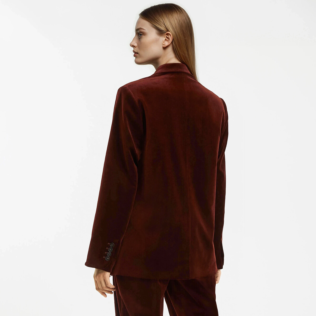Signatures Andrée Blazer in Smooth Velour hazel brown, LA REDOUTE COLLECTIONS
