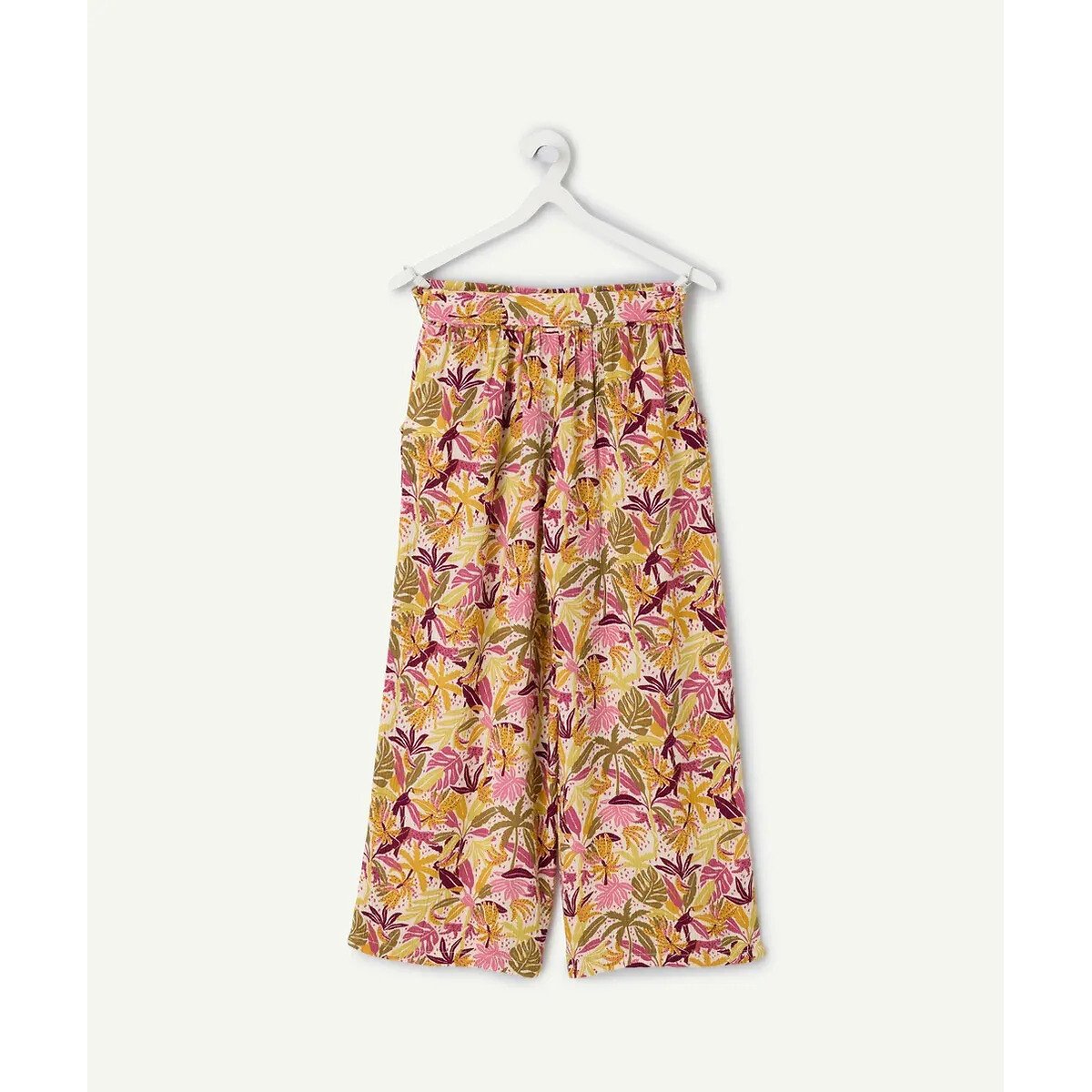 Bedrukte soepele broek bloemenprint, TAPE A L'OEIL
