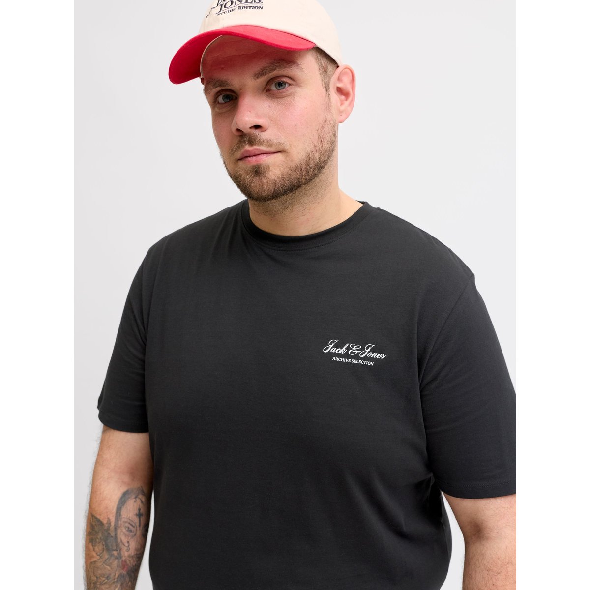T-Shirt black 1, JACK & JONES