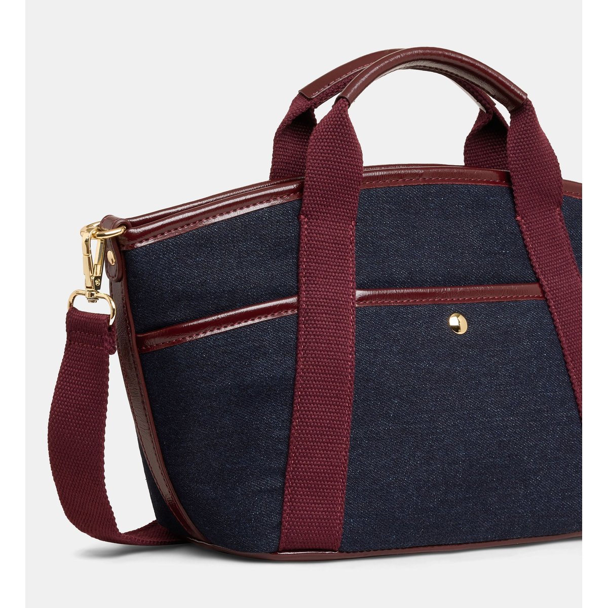 Sac cabas maggy jean prune, GALERIES LAFAYETTE
