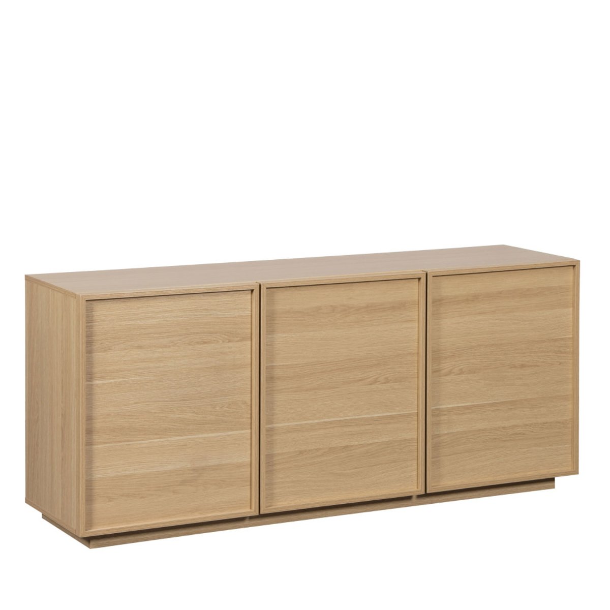 Buffet 3 portes en bois L160cm- JOY bois clair, DRAWER