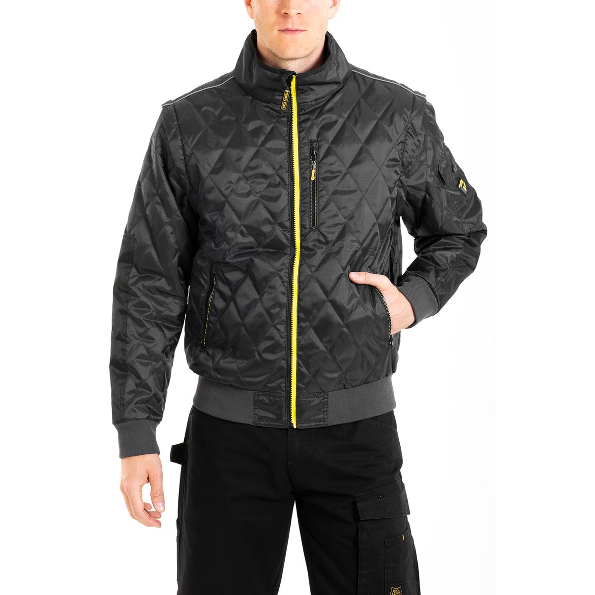 Blouson coupe bomber 2en1 TWIN gris, RICA LEWIS
