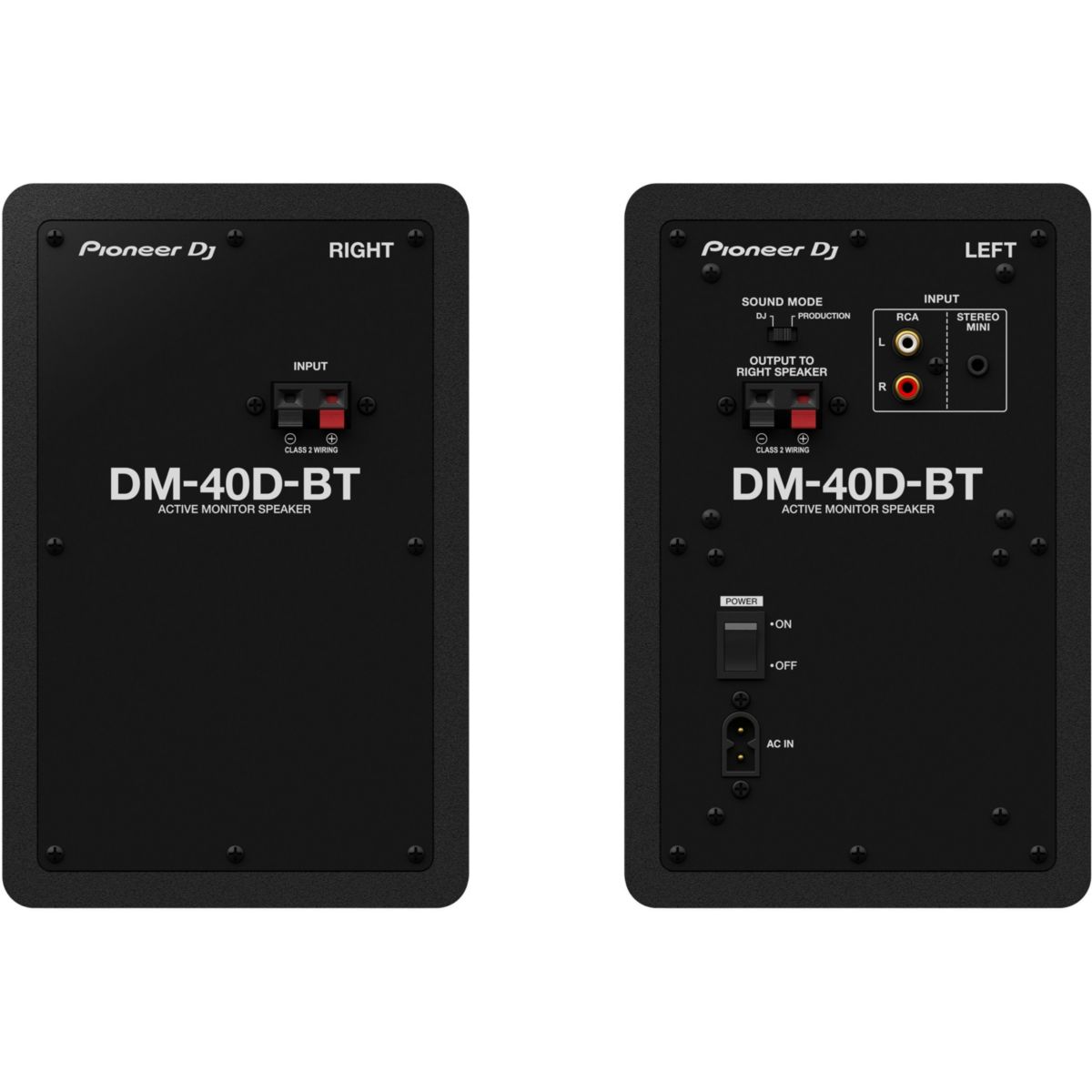 Enceinte bibliothèque DM-40D-BT x 2 couleur unique, PIONEER