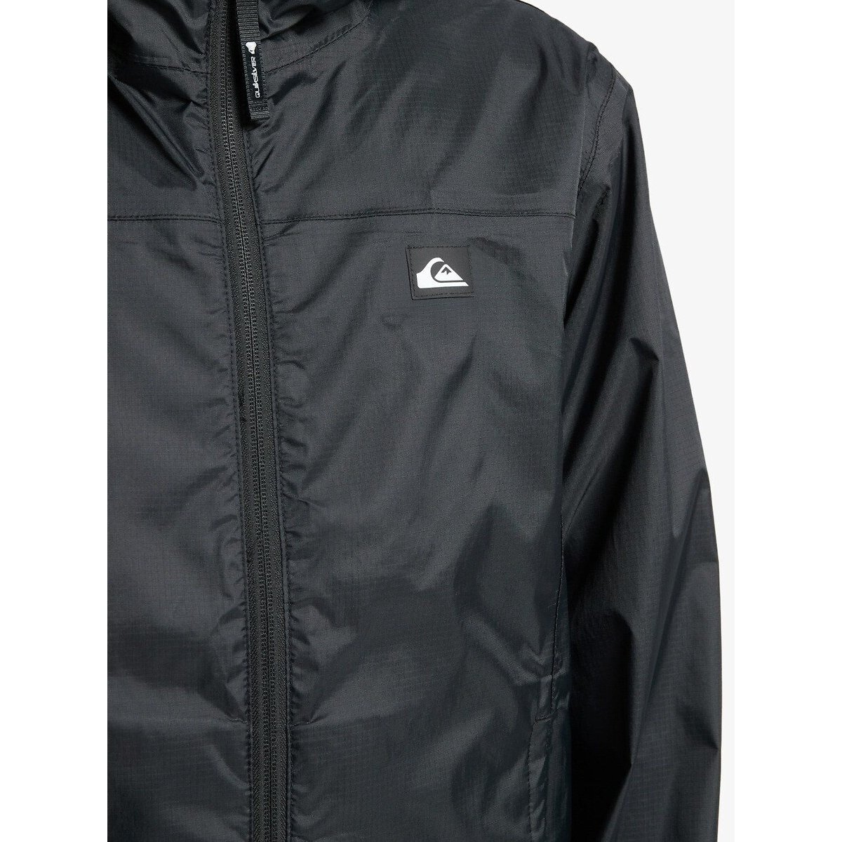 Coupe-vent technique, imperméable noir, QUIKSILVER