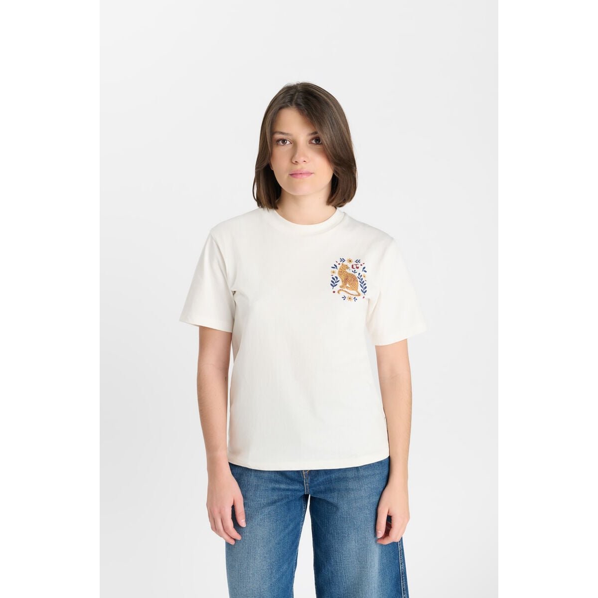 Tee-Shirt AKOGI cream, LE TEMPS DES CERISES