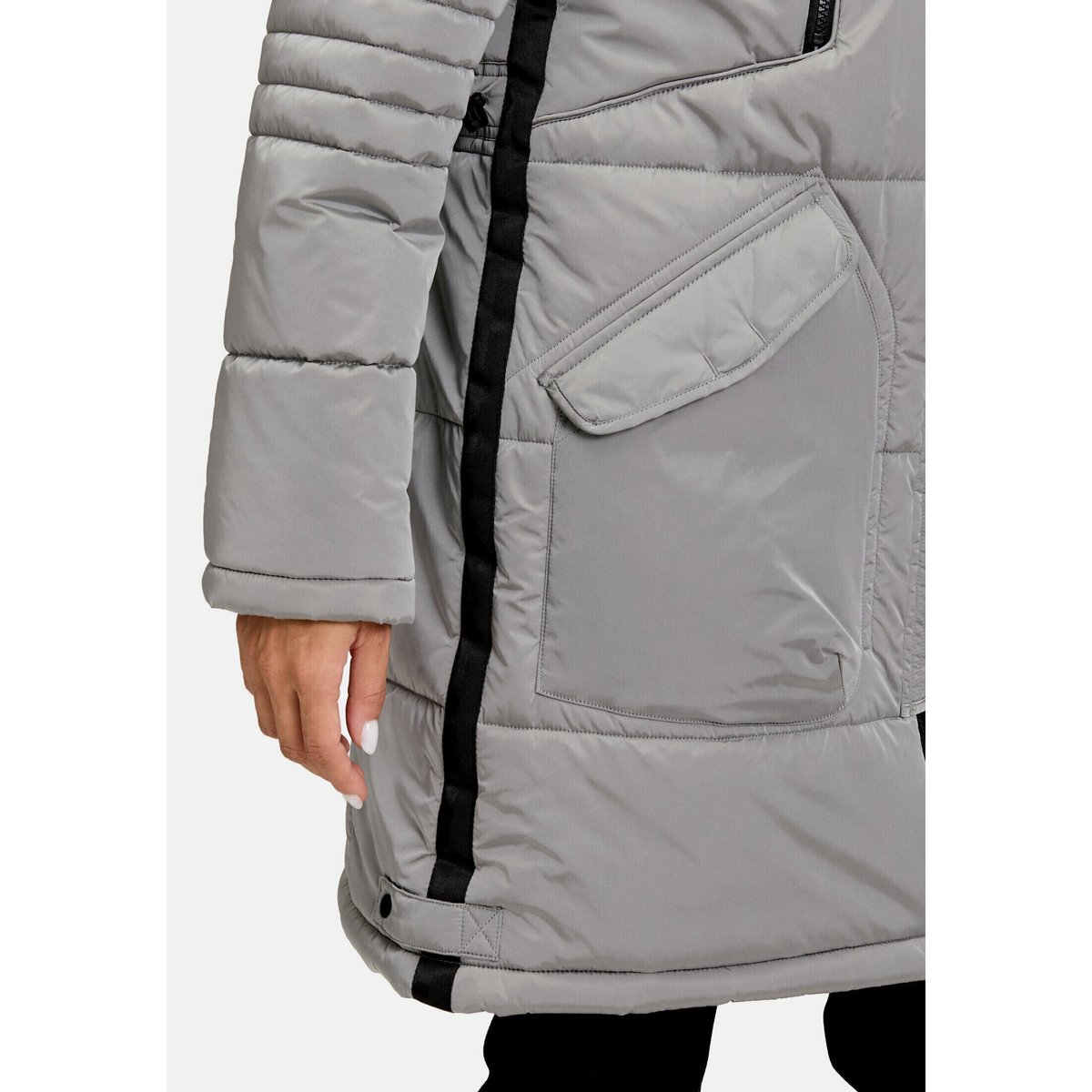 Veste matelassée à capuche quicksilver, BETTY BARCLAY