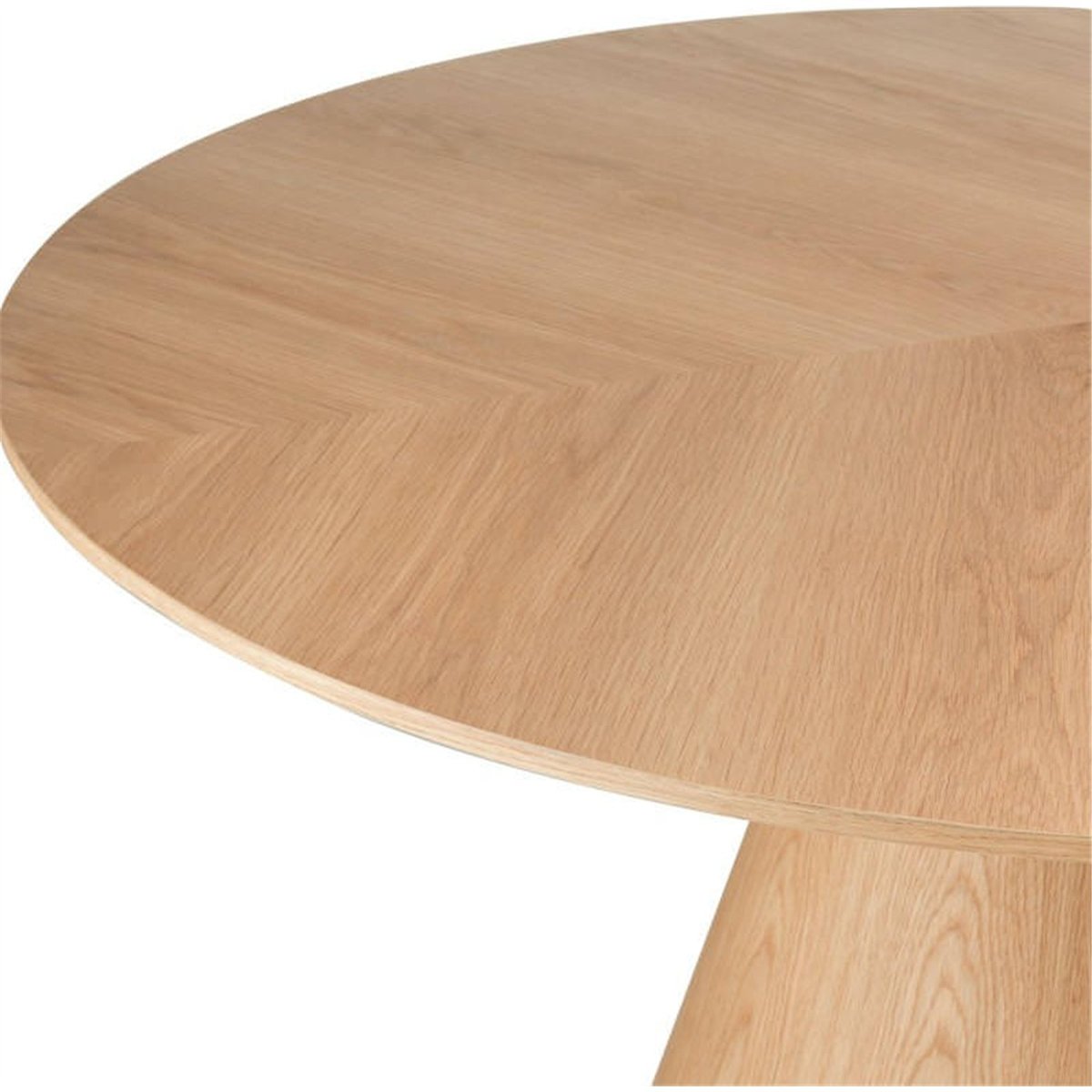 Table à manger ronde en chêne KORELLA chêne naturel, RECOLLECTION