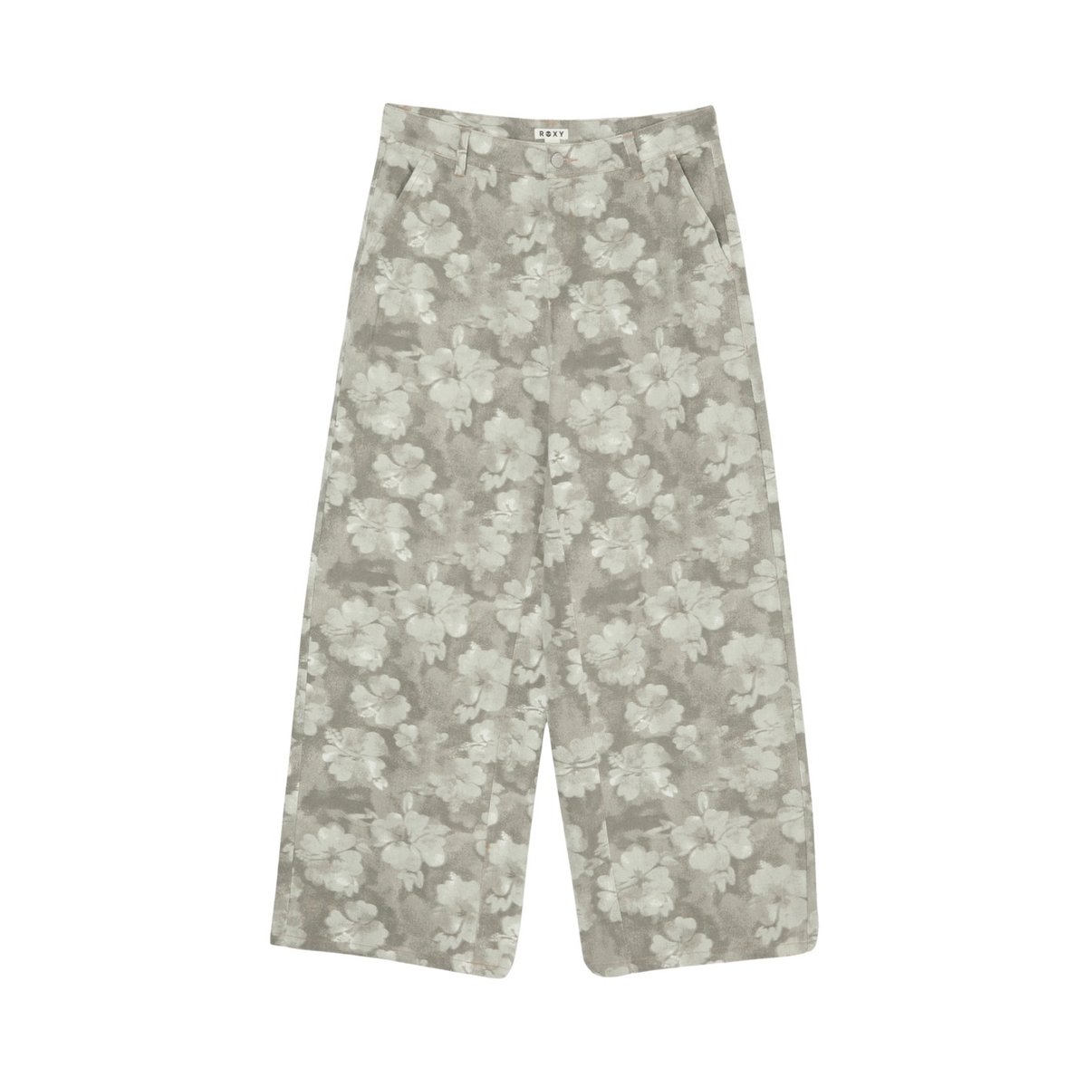 Pantalon camouflage ample OWN THE SPACE. vert oil green blurry, ROXY