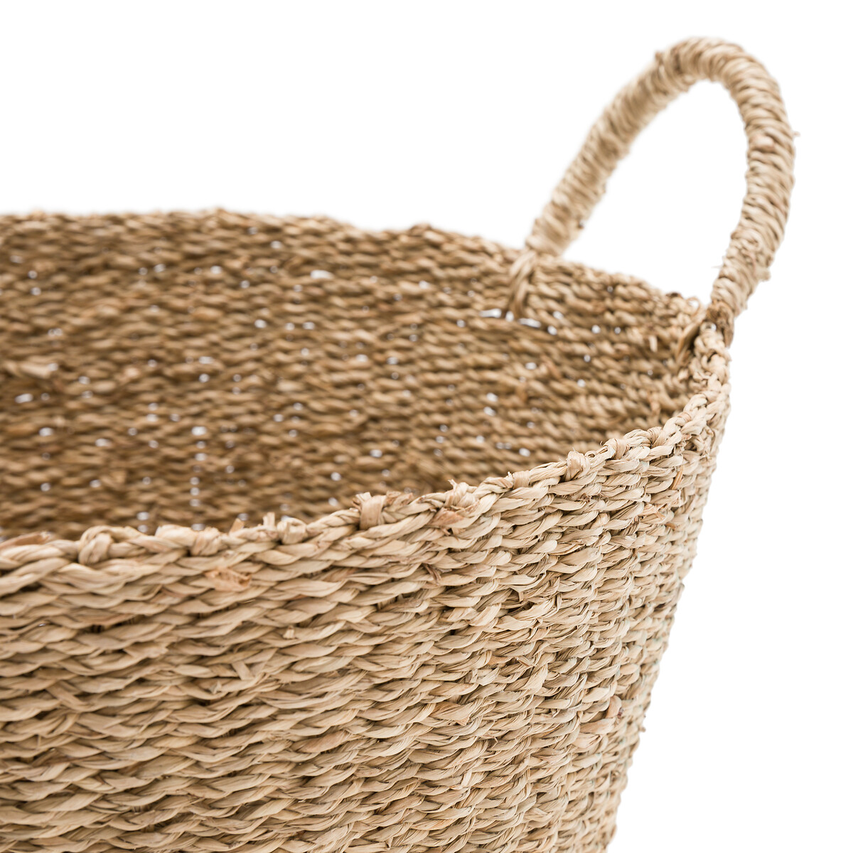 Megami Woven Straw Basket natural, LA REDOUTE INTERIEURS