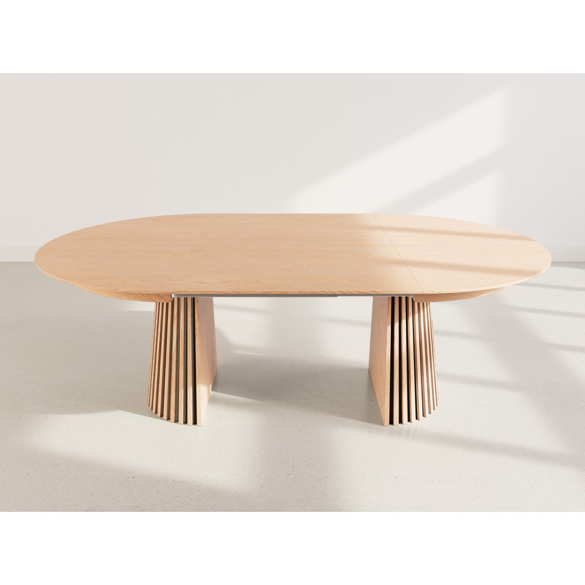 Table à manger ronde extensible bois 6-10pl, FREYA bois, BEST MOBILIER