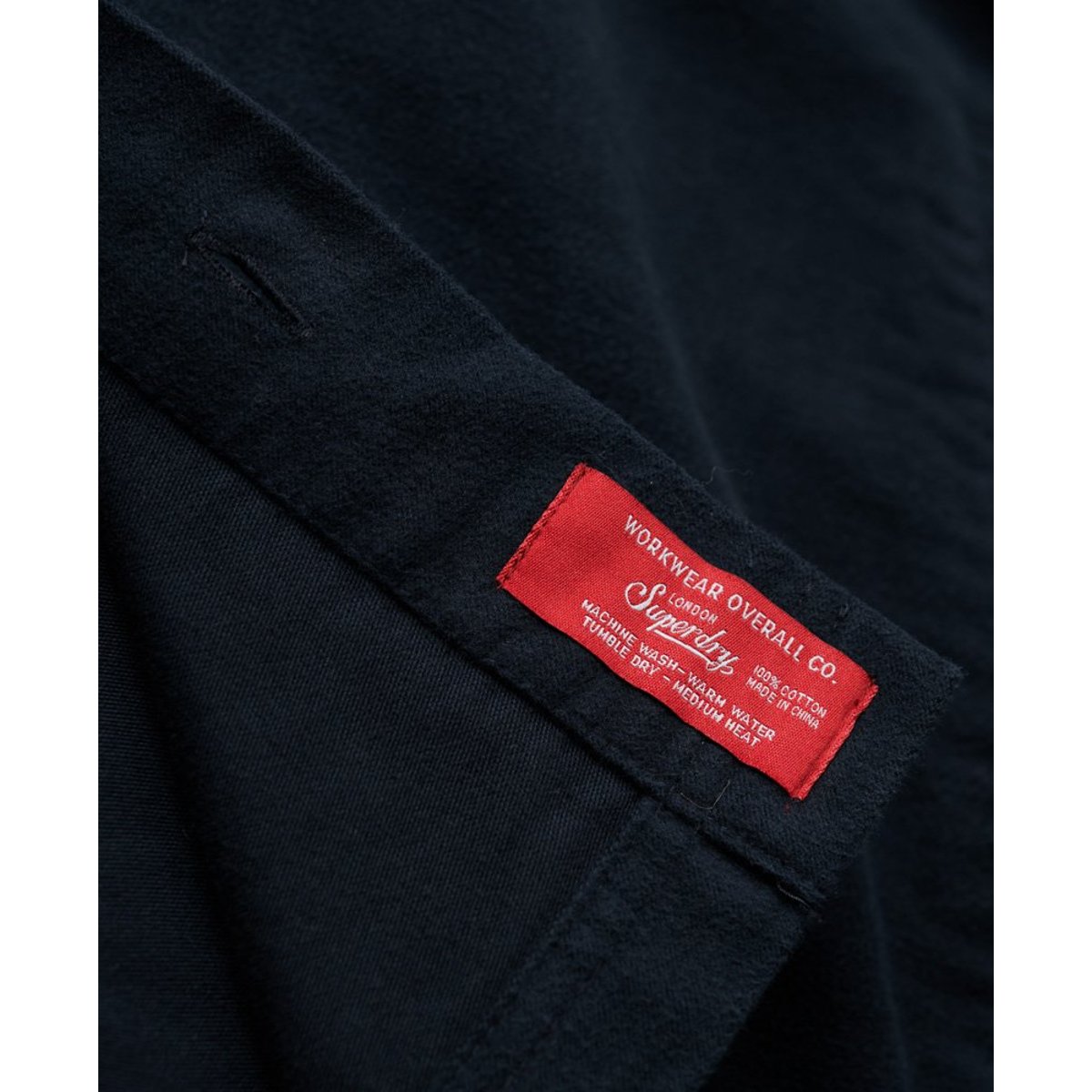 Surchemise en moleskine Merchant Store bleu marine éclipse, SUPERDRY