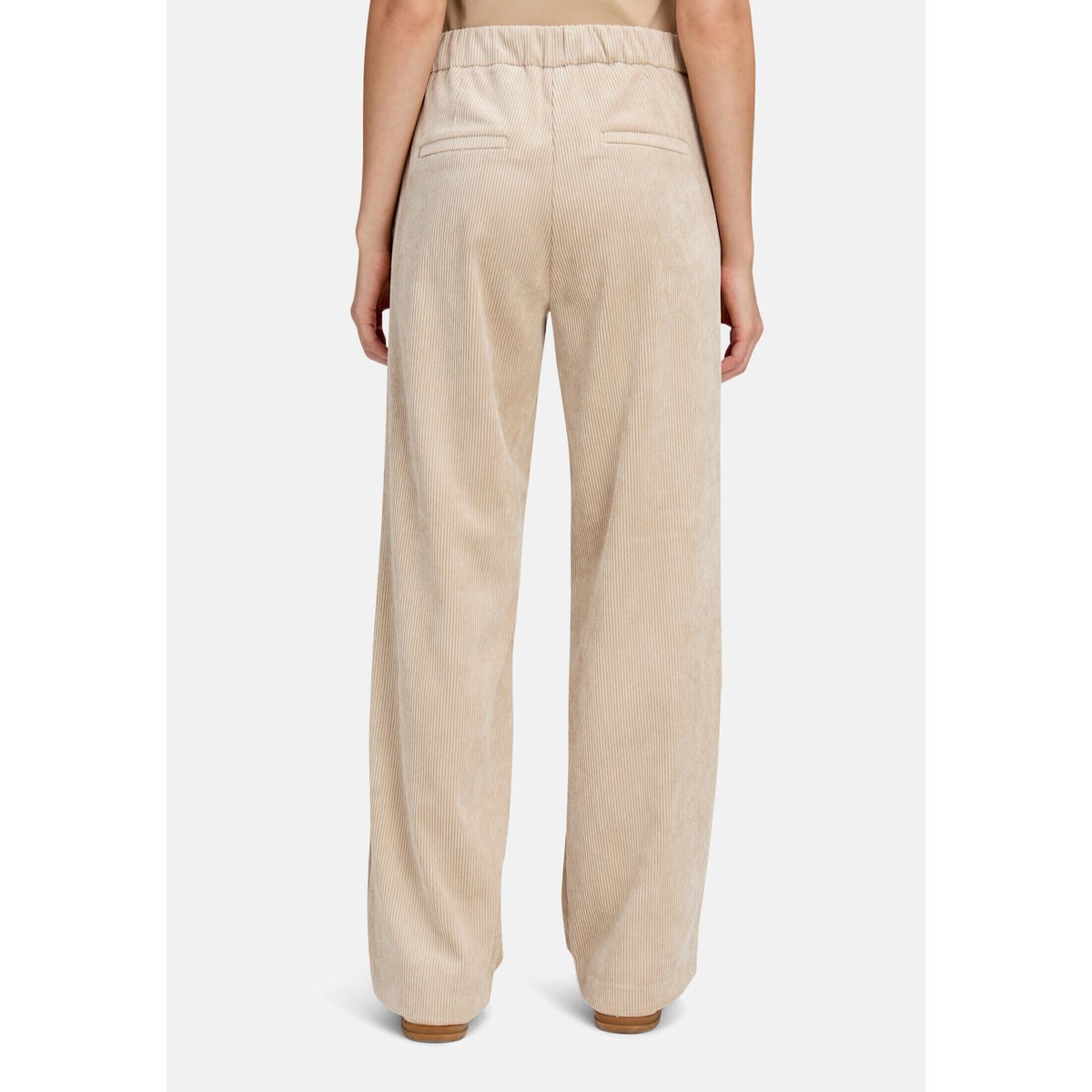 Pantalon à enfiler à poches extérieures beige, BETTY BARCLAY