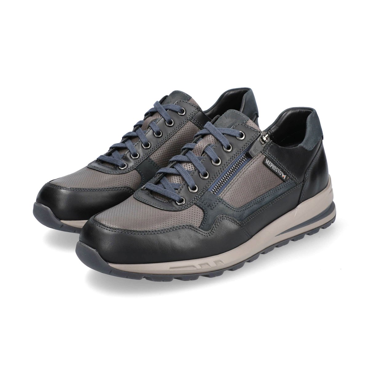 Baskets en cuir BRADLEY noir 5138, MEPHISTO