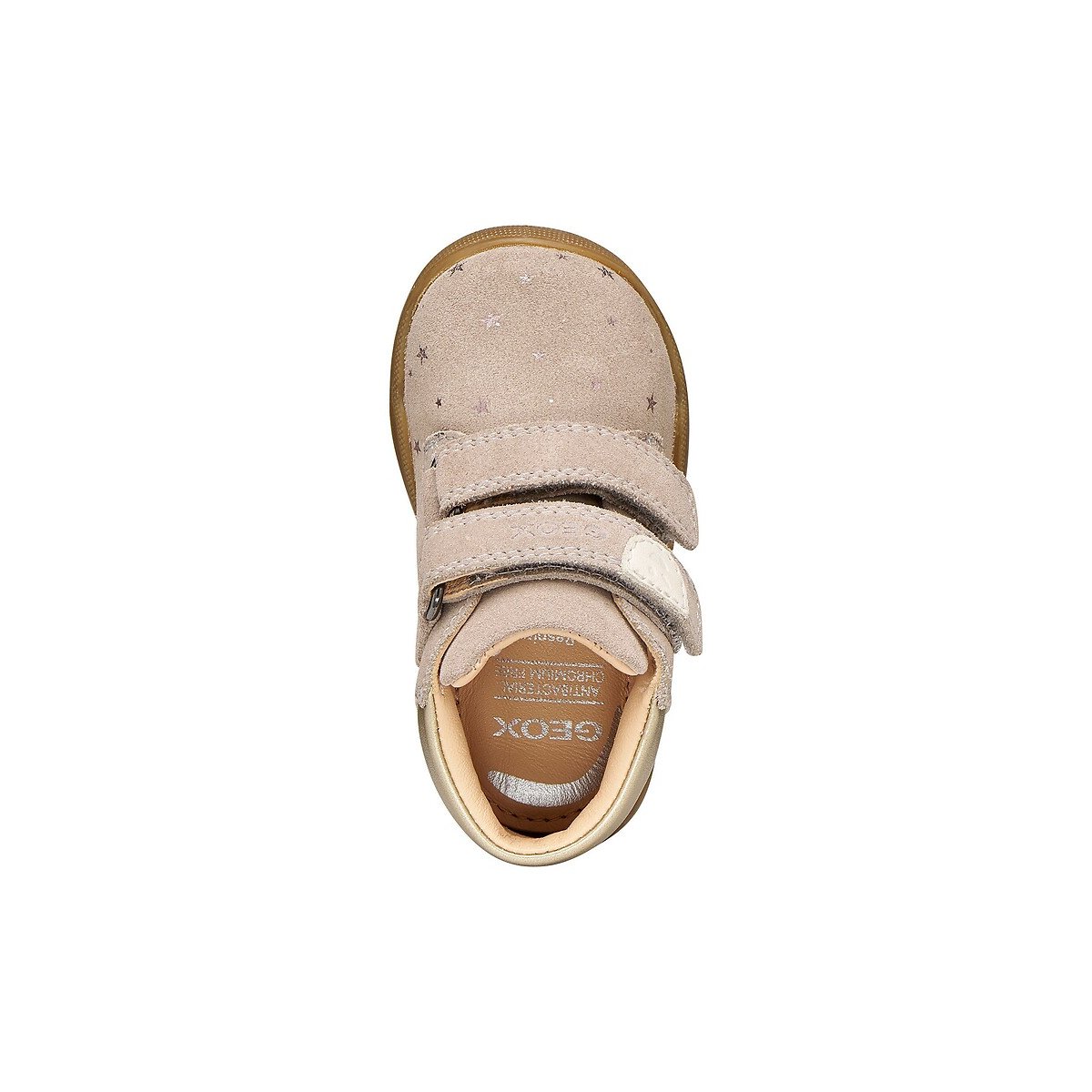 Zapatillas0 altas con velcro. MACCHIA beige , GEOX