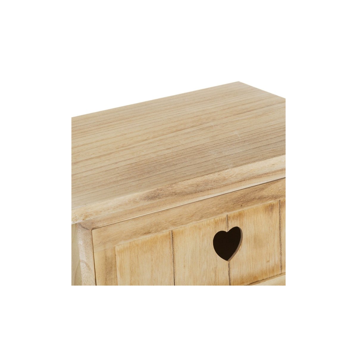 Table de Chevet en Bois 1 Tiroir + 3 Paniers Country - 40x29x73cm bois, WADIGA
