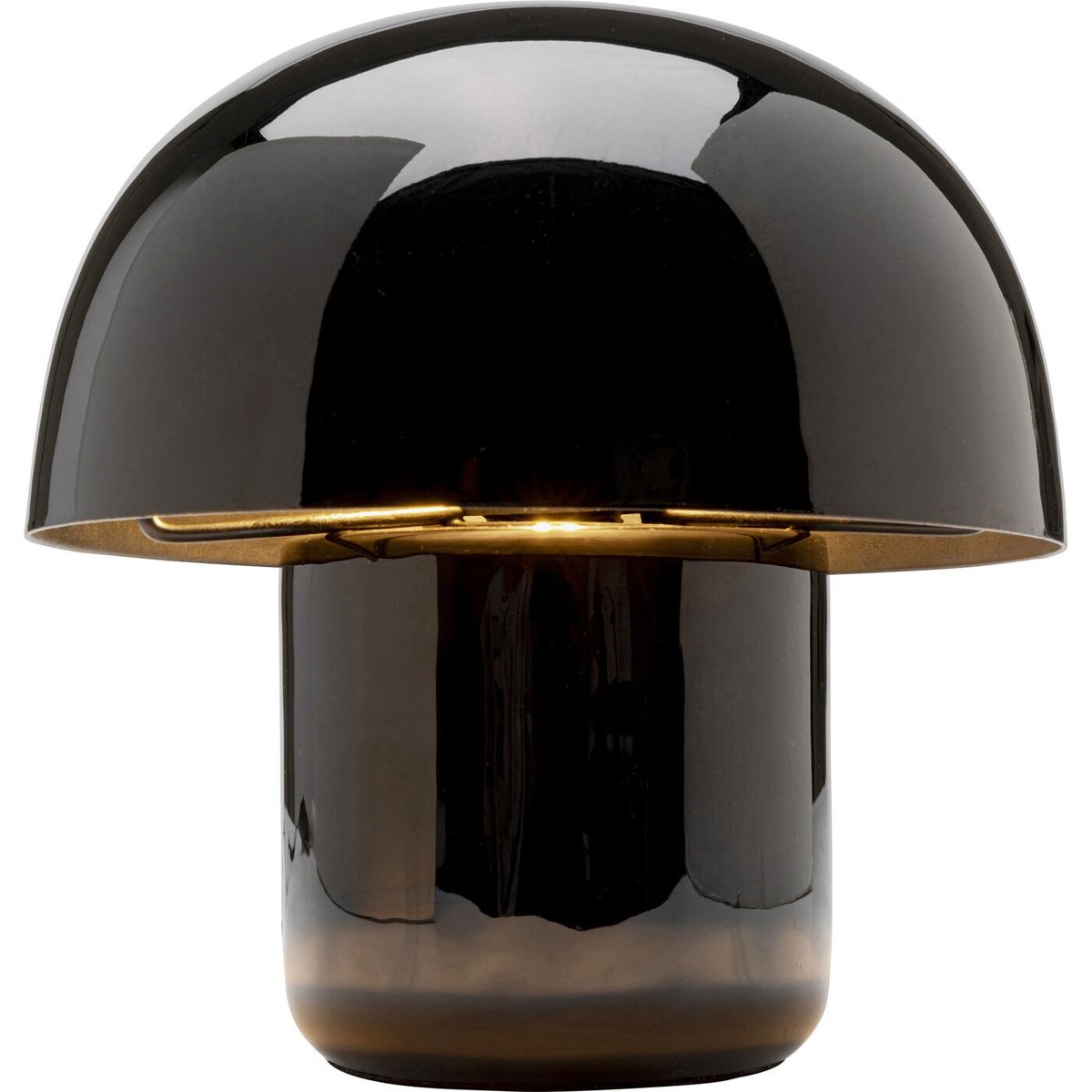 Lampe champignon en acier, MUSHROOM noir, KARE DESIGN