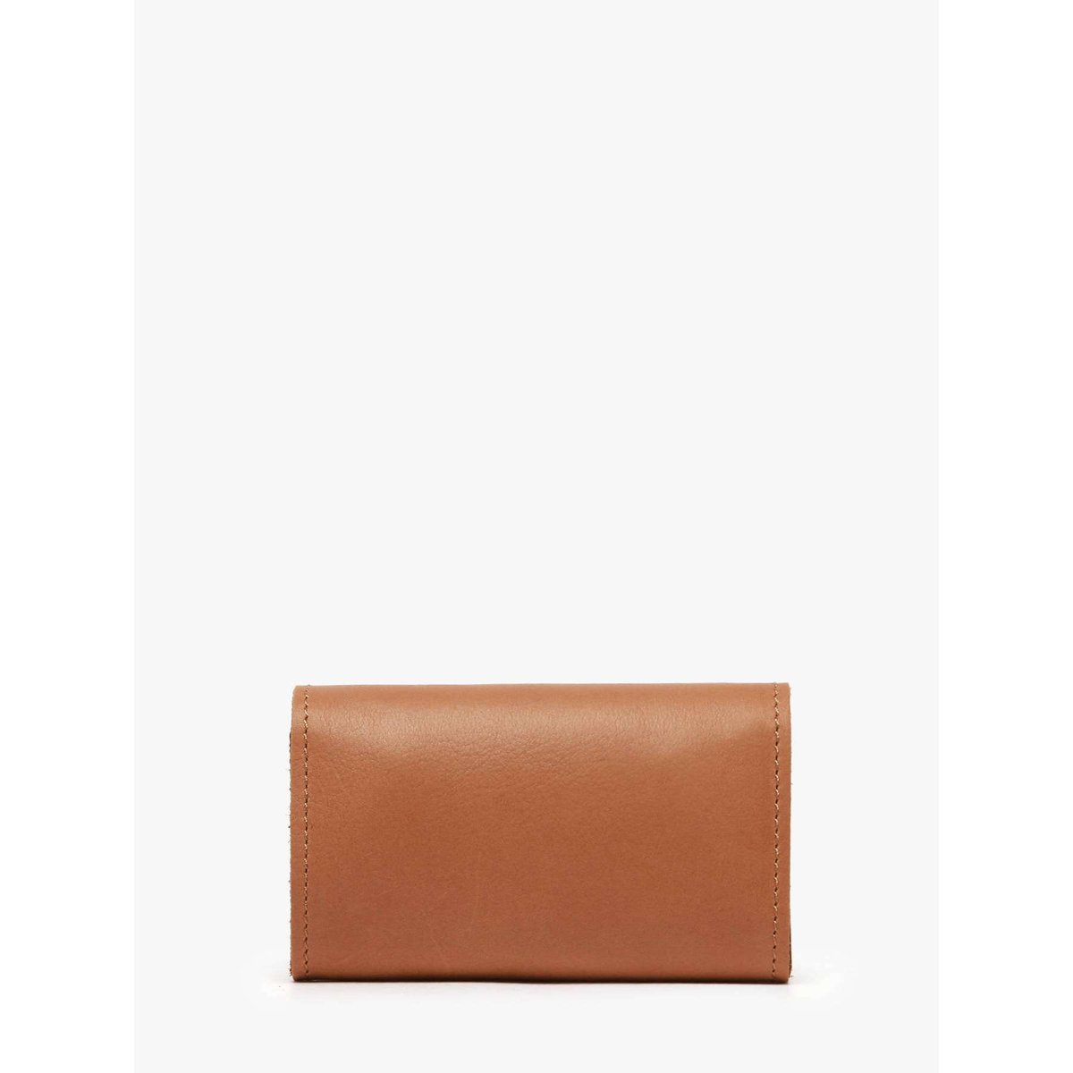 Porte-monnaie Oil cuir camel, ETRIER