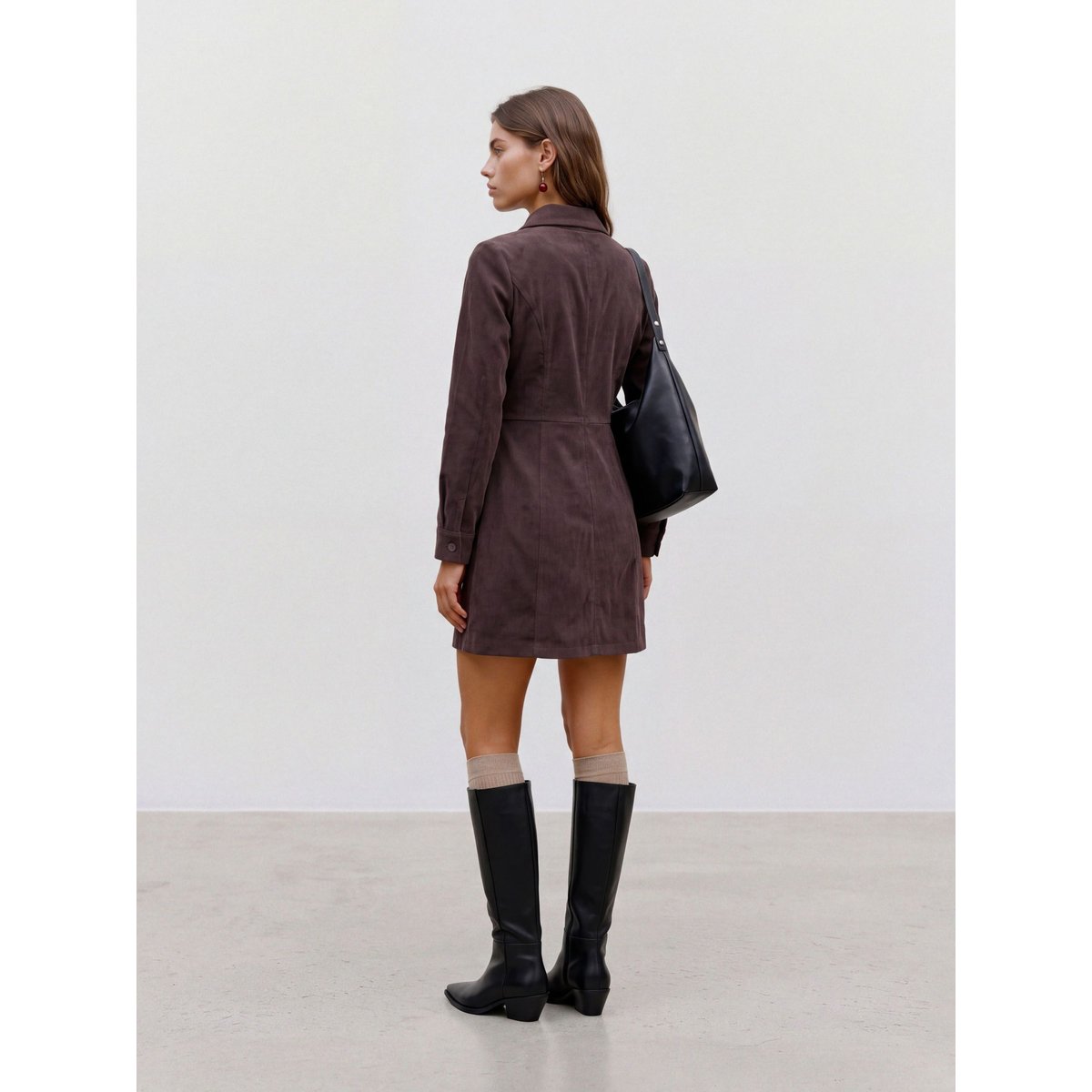 Robe Chemise chocolate torte, VERO MODA