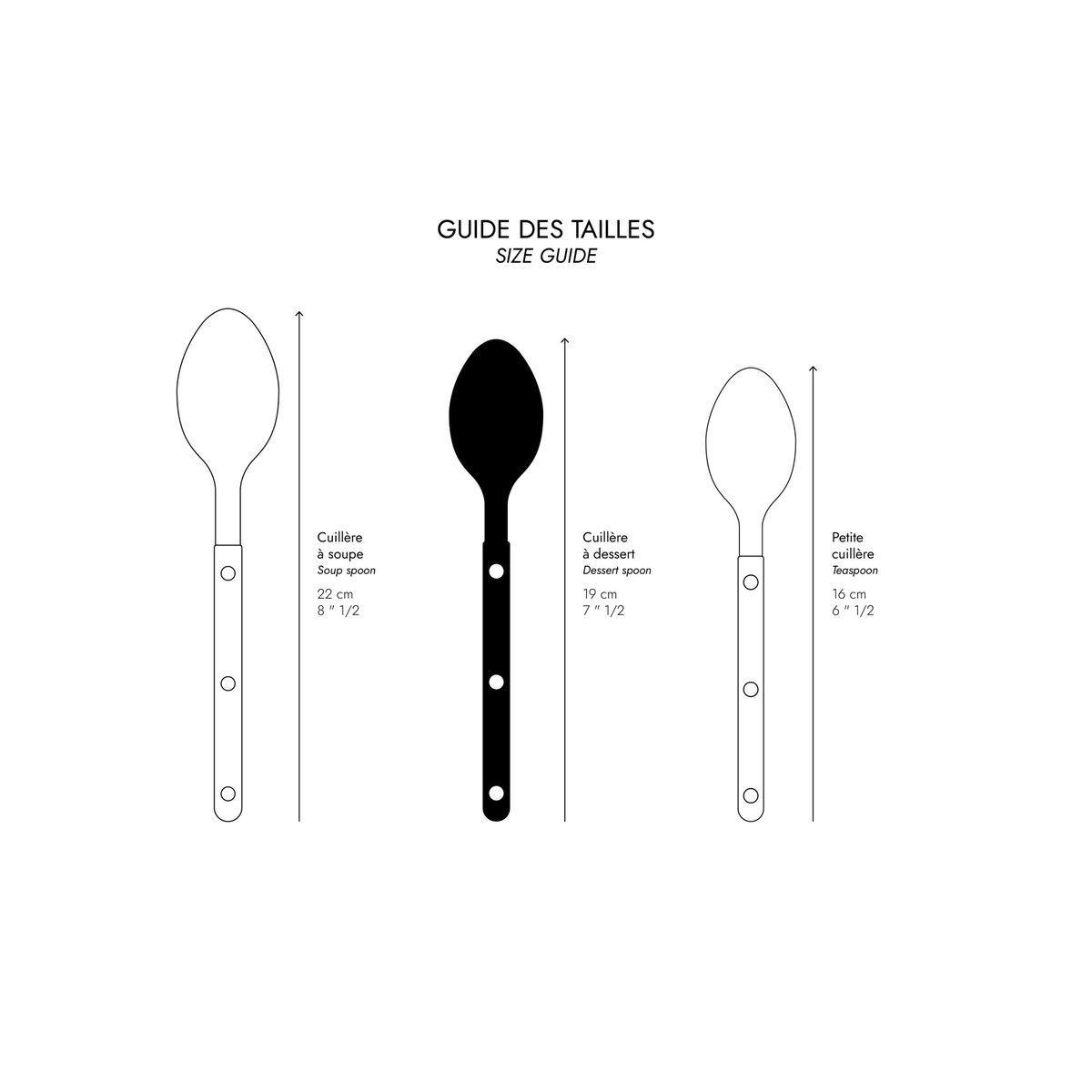 Cuillère à dessert, Bistrot Vintage blanc, SABRE