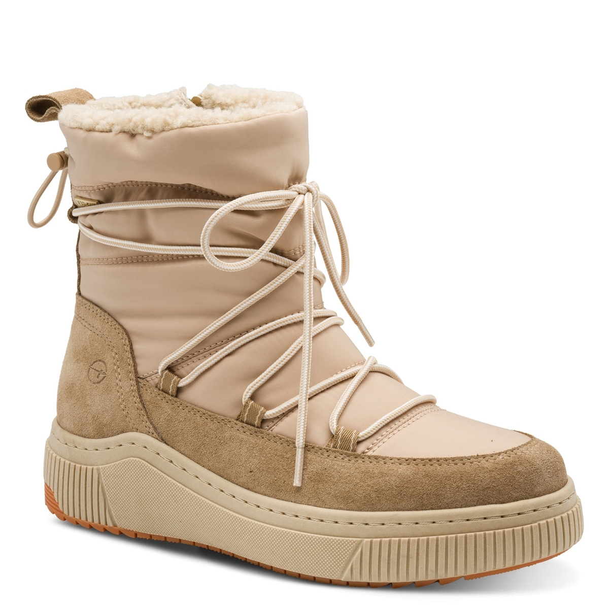 Bottine fourée beige beige, TAMARIS