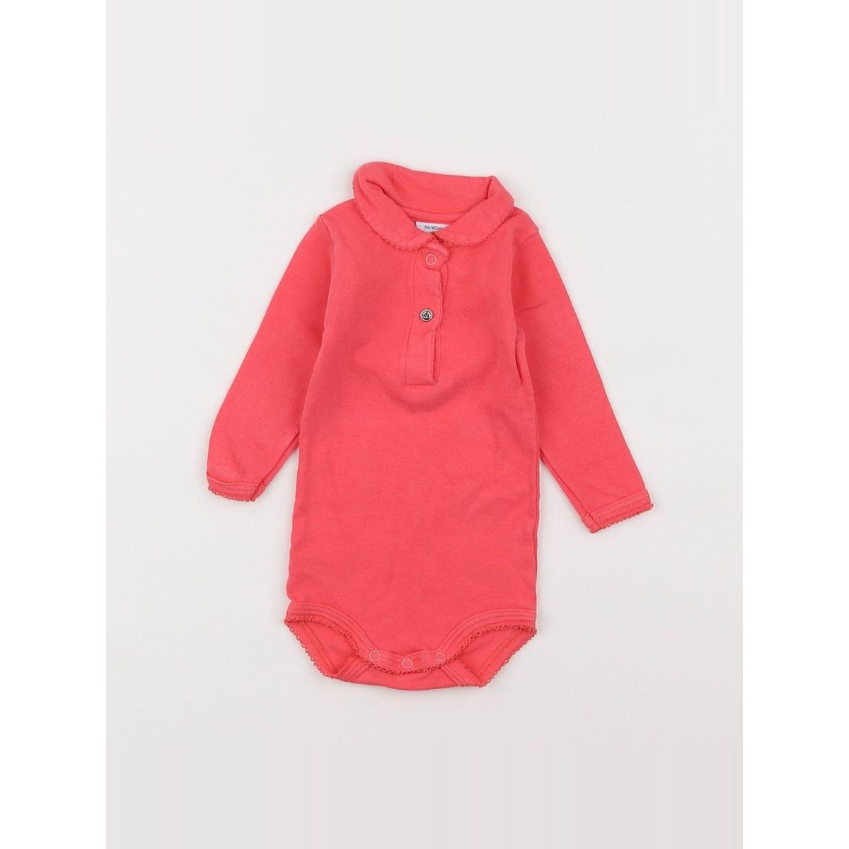 Body à col - Très bon état rose, PETIT BATEAU