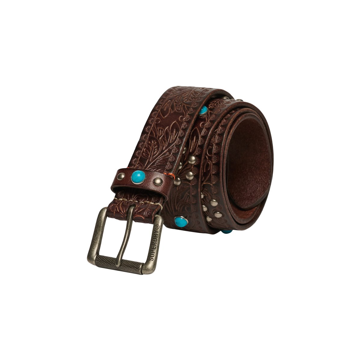 Ceinture en Cuir Statement marron caramel, SUPERDRY