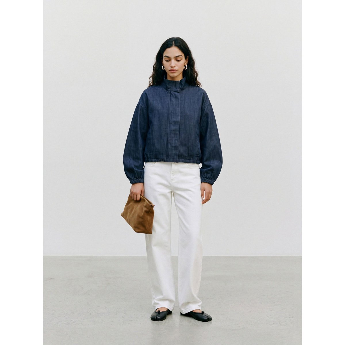 Veste Bomber dark blue denim, VERO MODA