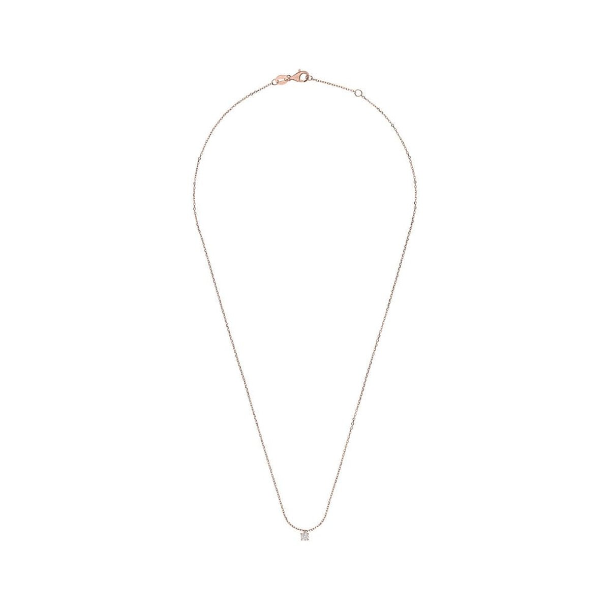 Colliers en Or 750/1000/diamant et Diamant or rose, CLEOR