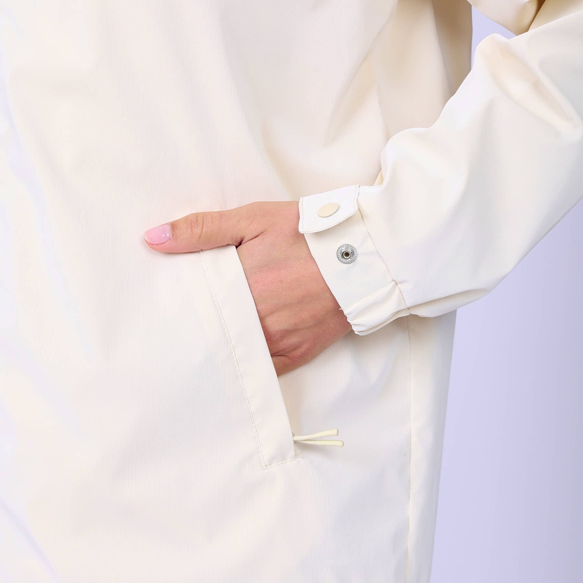 Parka déperlante Gabbie ecru, MISE AU GREEN