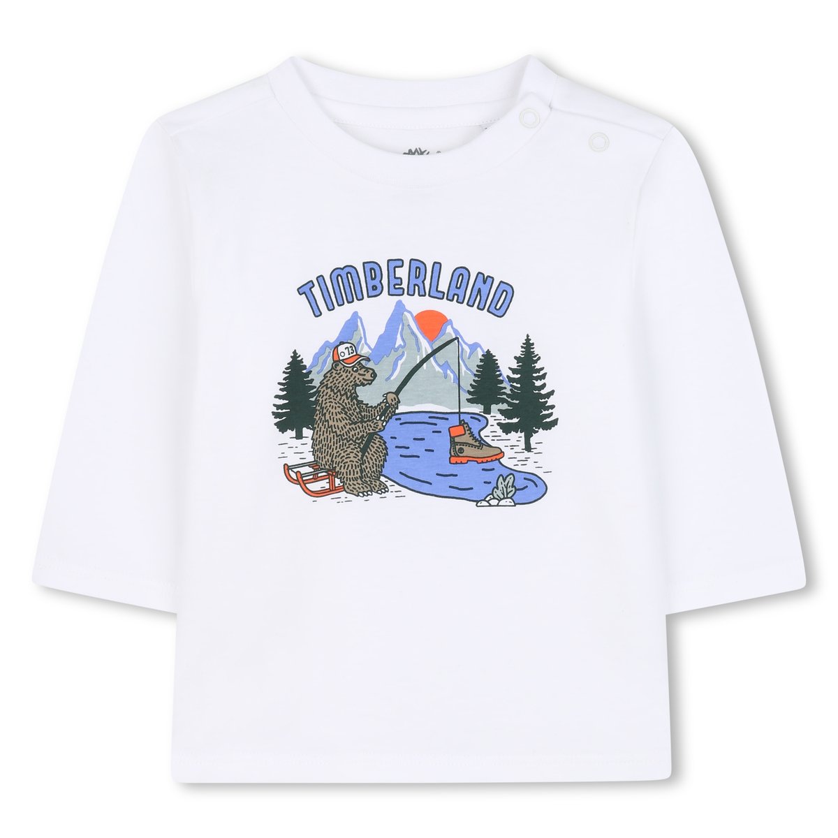 T-shirt à manches longues blanc, TIMBERLAND