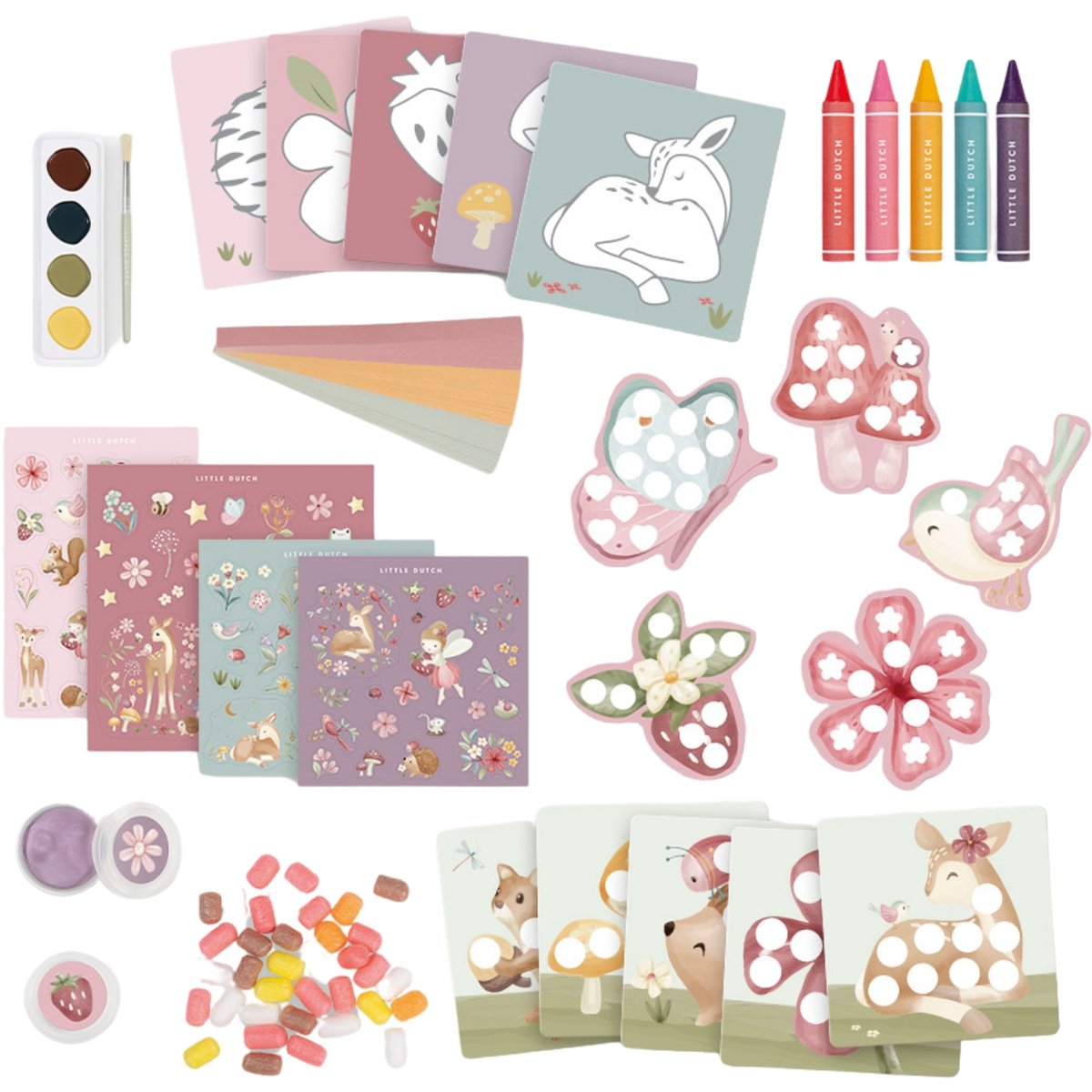 Boîte d'activités créatives XL multicolore, LITTLE DUTCH