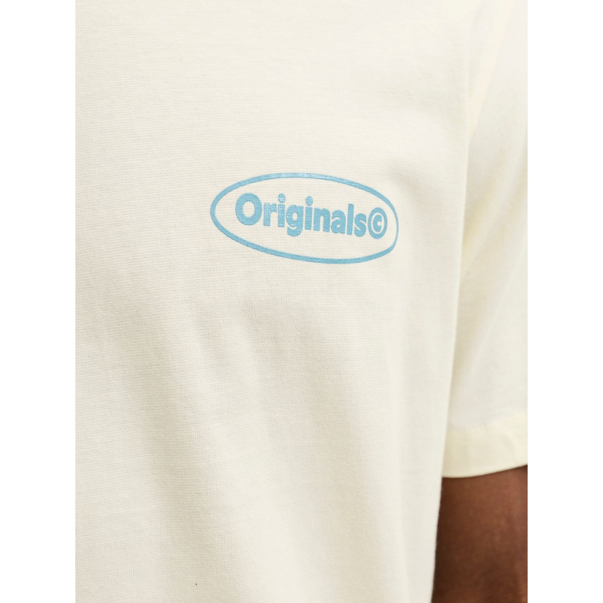 T-Shirt antique white, JACK & JONES
