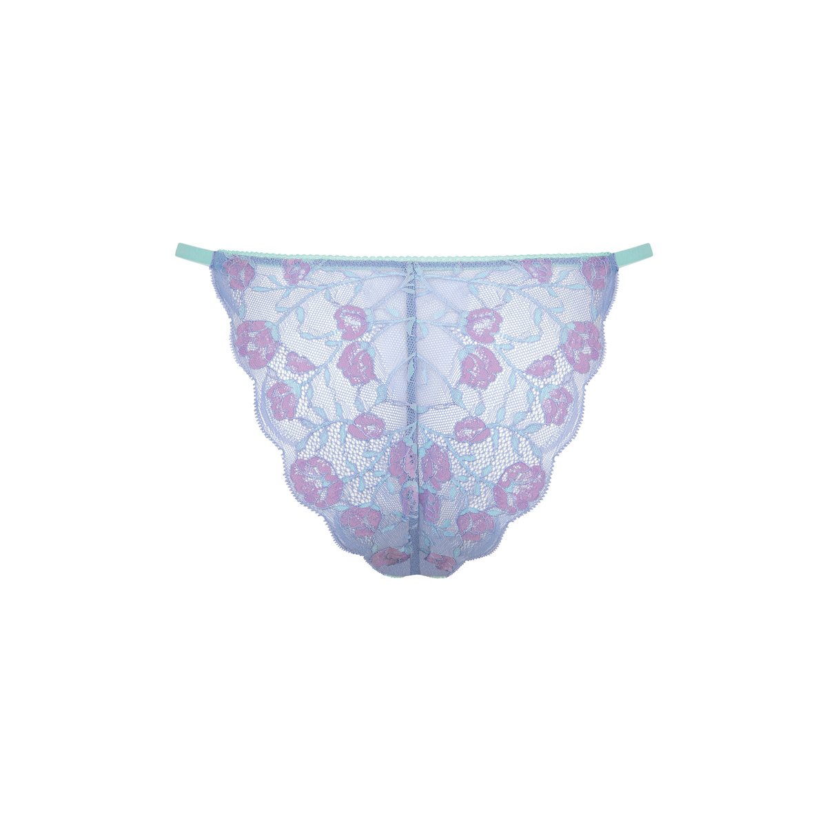 Culotte slip bikini italien RAINBOW bleu, LISCA