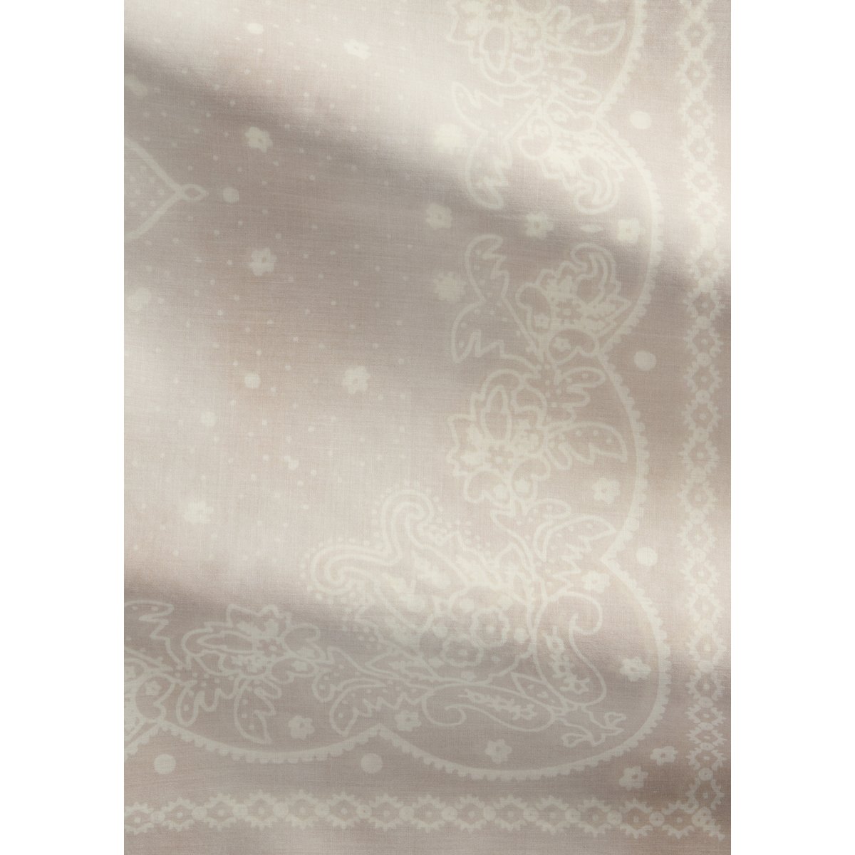 Foulard imprimé en pur coton bio beige, MARC O'POLO