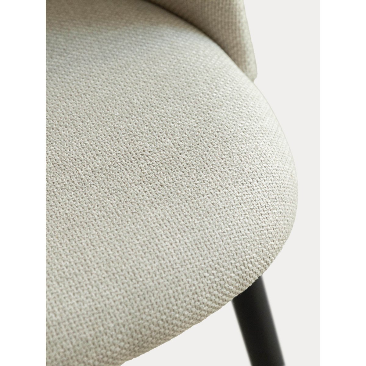 Chaise de salle à manger  Rembourrée  Beige-BRILA beige et noir, KENAY