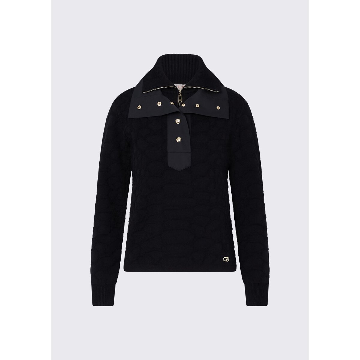 Pull Jacquard Crocodile noir, LIU JO