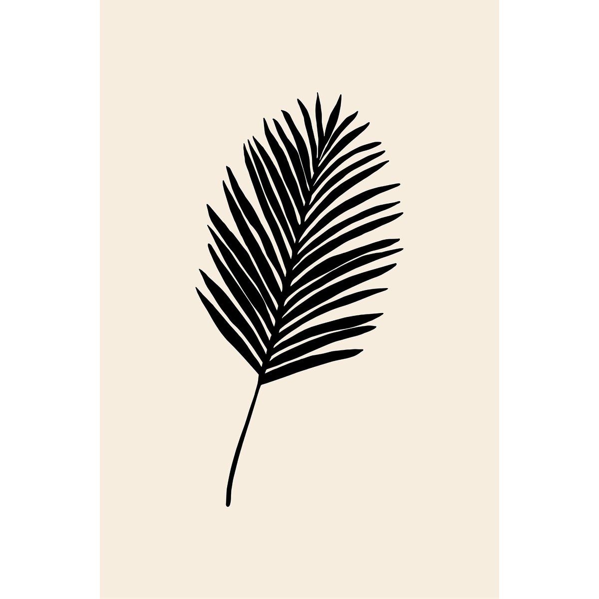 Tableau black palm tableau alu dibond, HEXOA