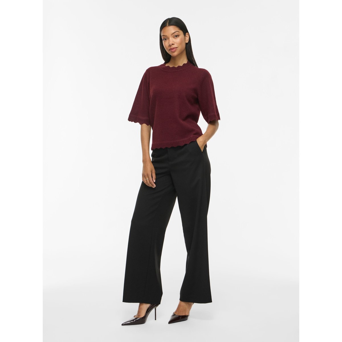 Top En Maille rouge - port royale1, VILA