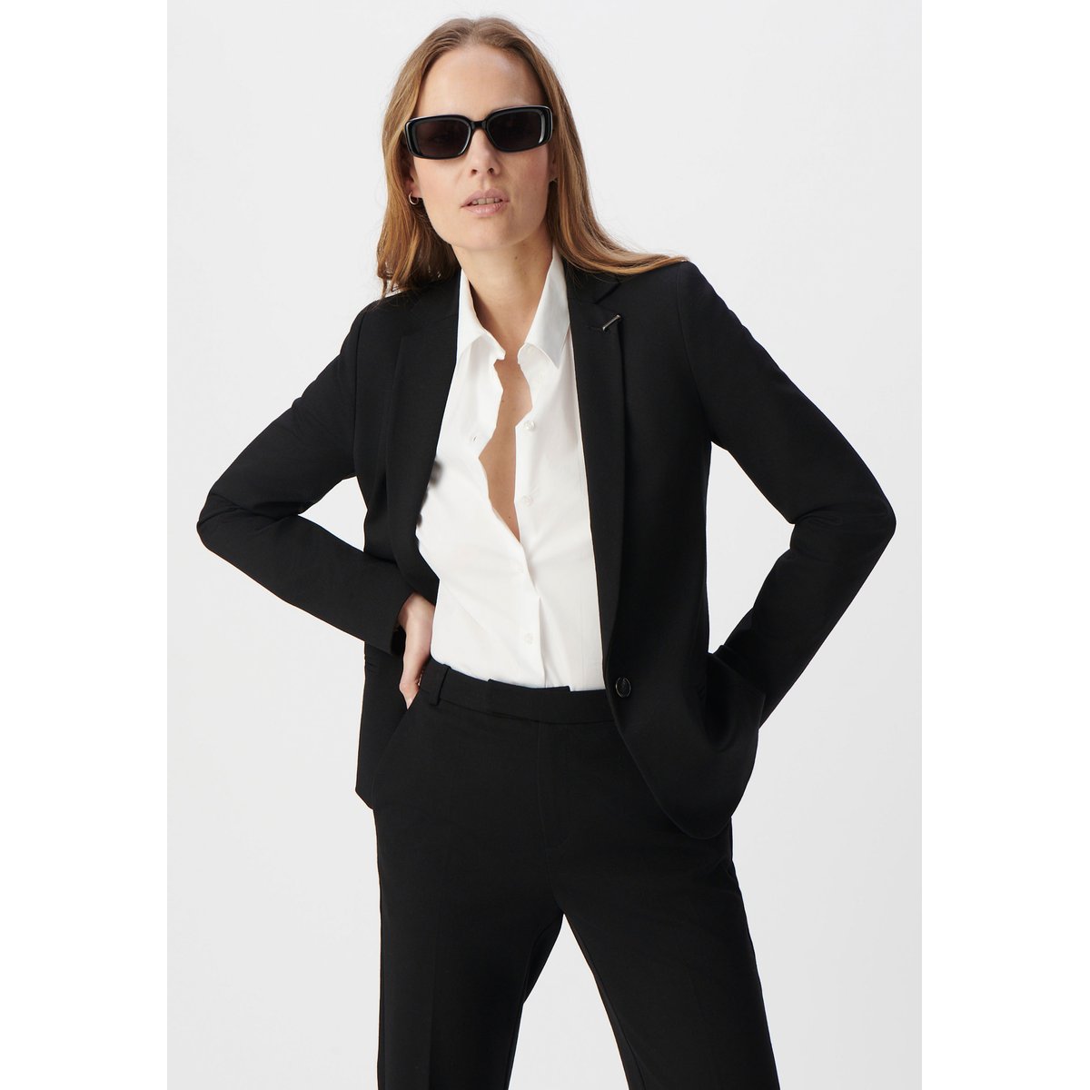 Veste de costume maille Milano BUSINESS COLLECTION noir, IKKS