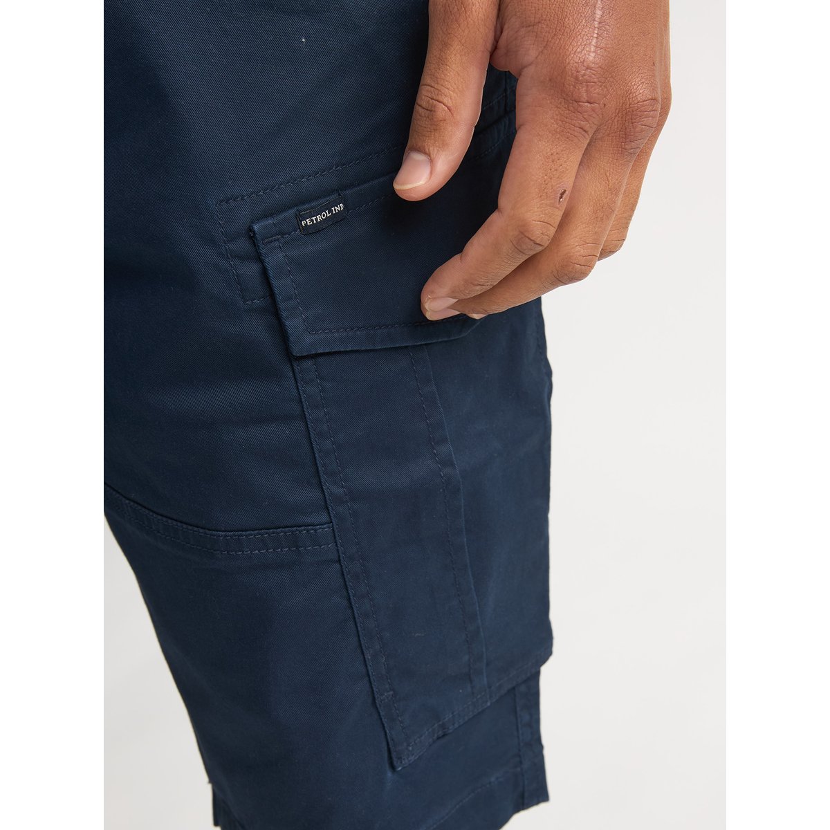 Short cargo heatwave bleu navy blue, PETROL INDUSTRIES